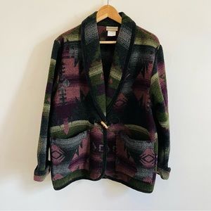 Vintage southwestern wool coat